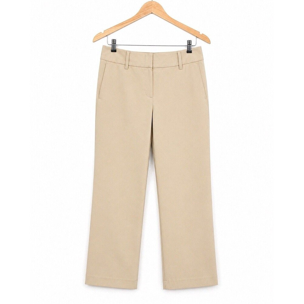 Banana Republic Women’s Size 4 Khaki Cropped Pants Stretch Chino Beige